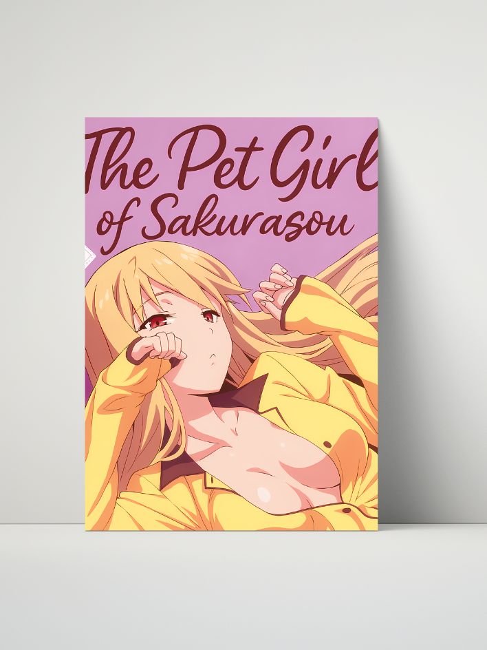 The Pet Girl of Sakurasou – Mashiro Relaxed Edition – 8x10 Metal Print product image (1)