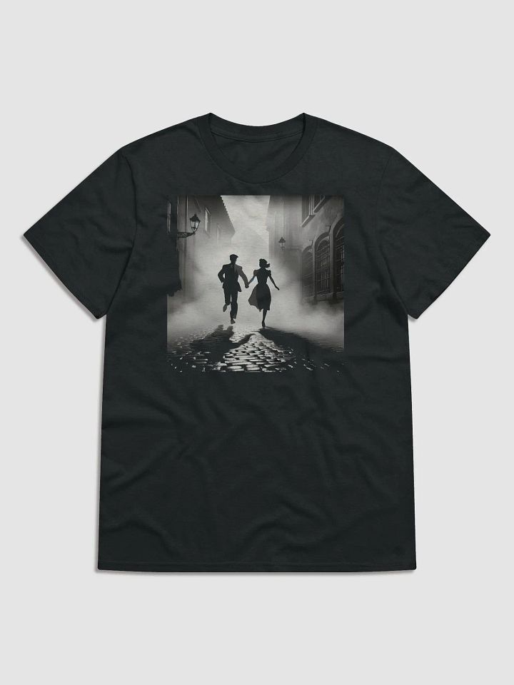 Fleeting Moments: A Noir Escape (Front Print Womens Tee) product image (1)