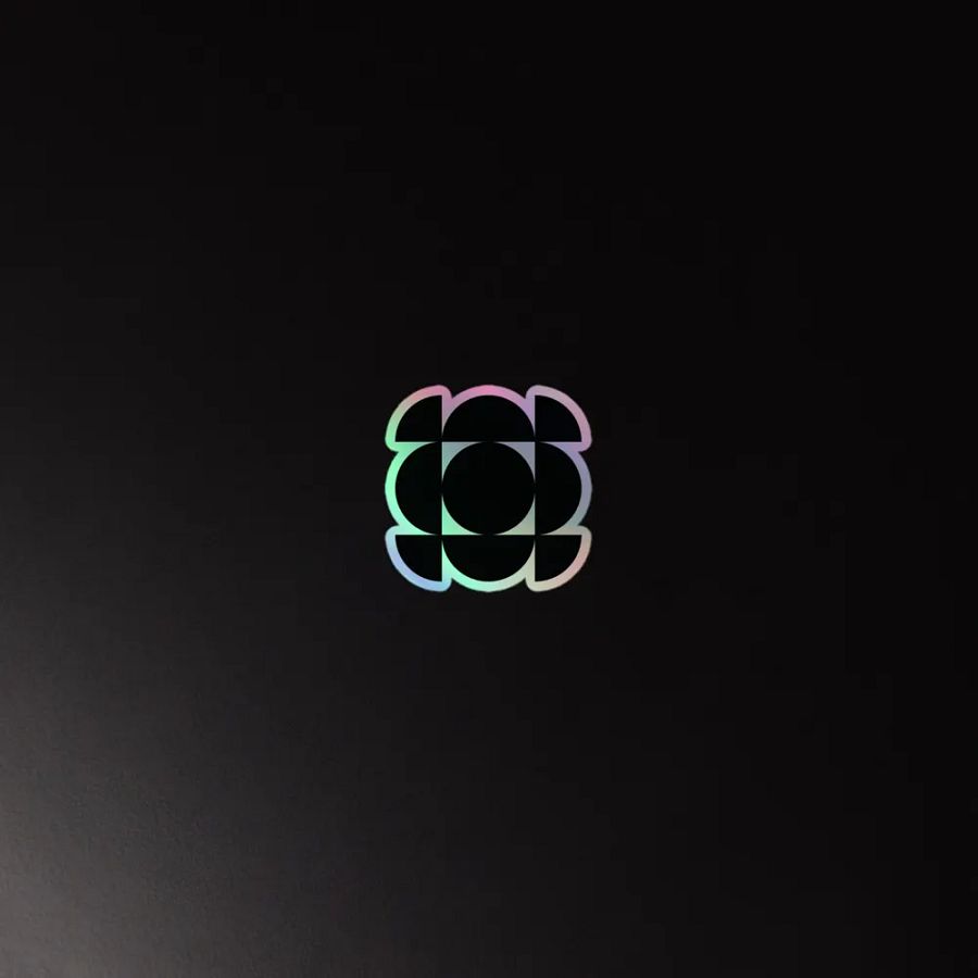 BTC! Logo Holographic Sticker product image (2)