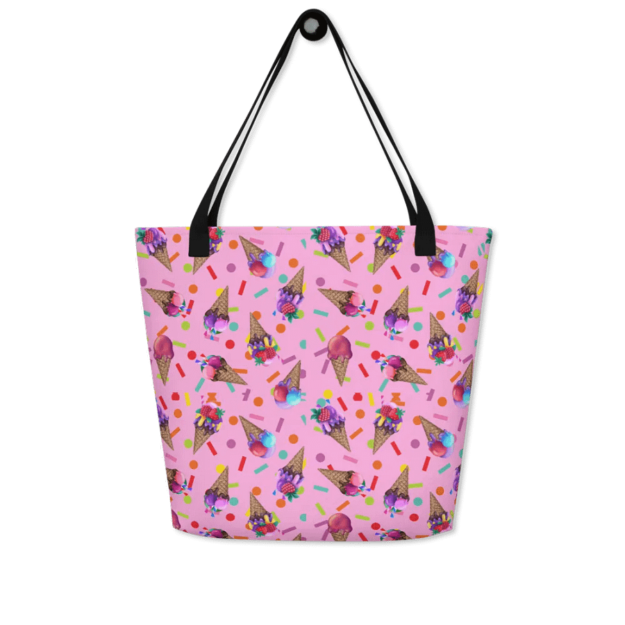 Pink candy delight tote bag for young ladies daughters girls product image (5)