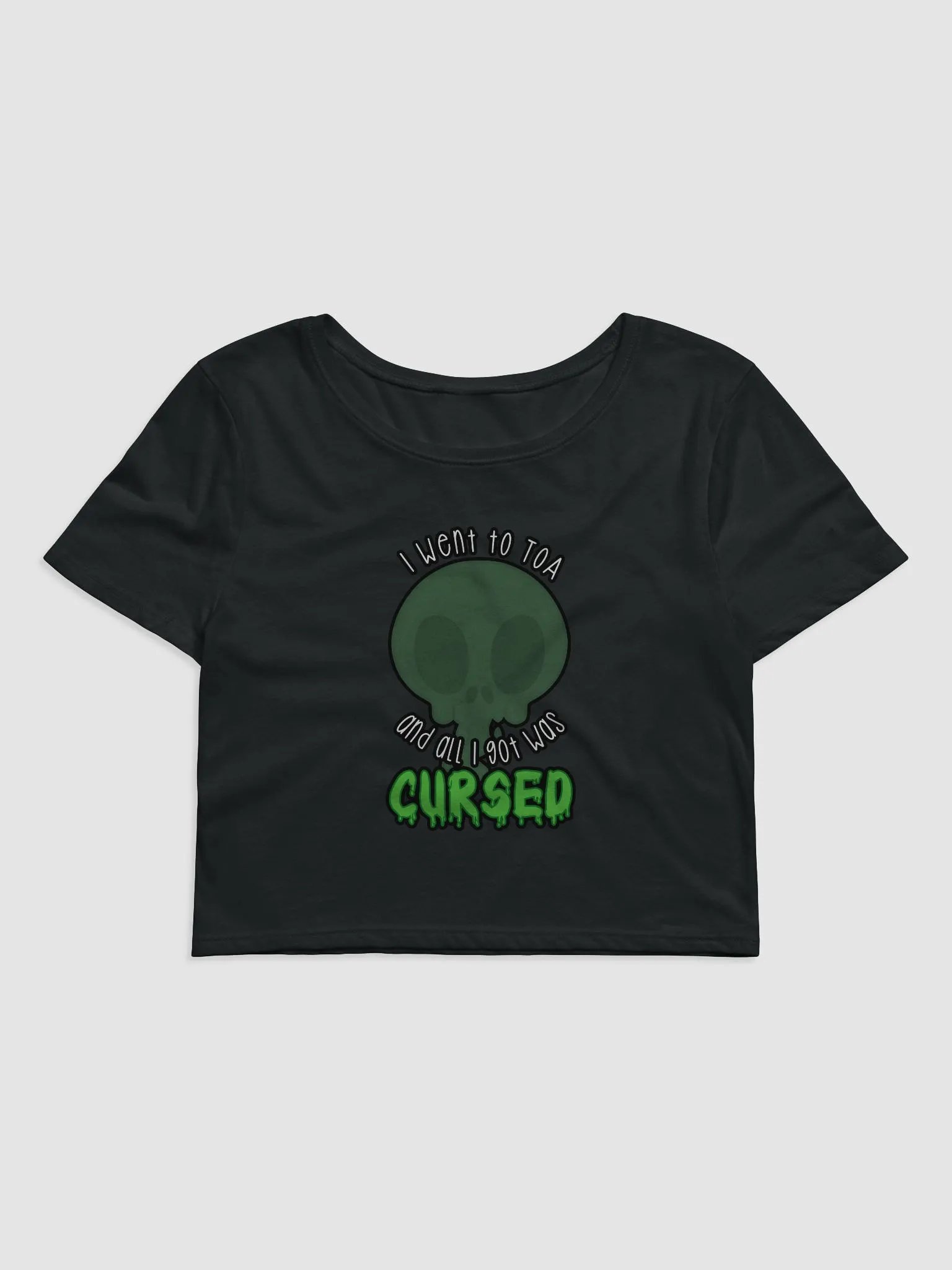 All I Got Was Cursed - Evoker - Crop Tee product image (1)