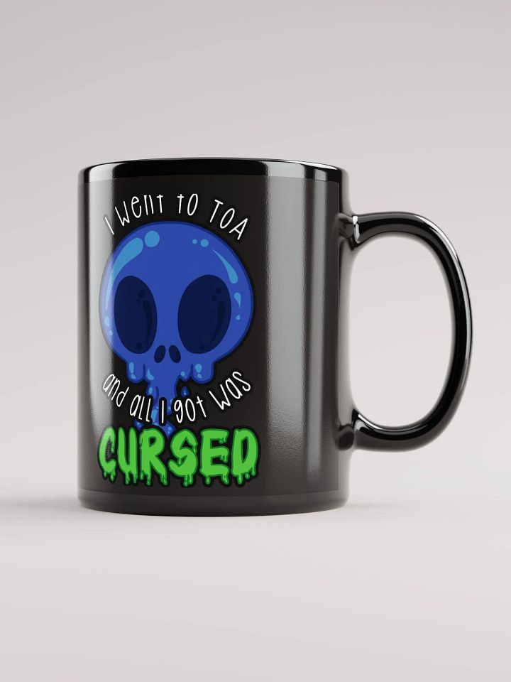 All I Got Was Cursed - Shaman - Black Glossy Mug product image (1)