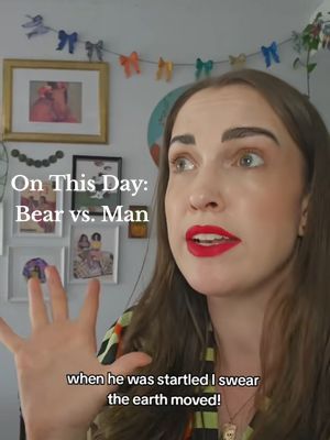#onthisday can't believe it's been a year since the bear vs. man question united women & absolutely broke men. #ichoosethebear #whydomen #satire 