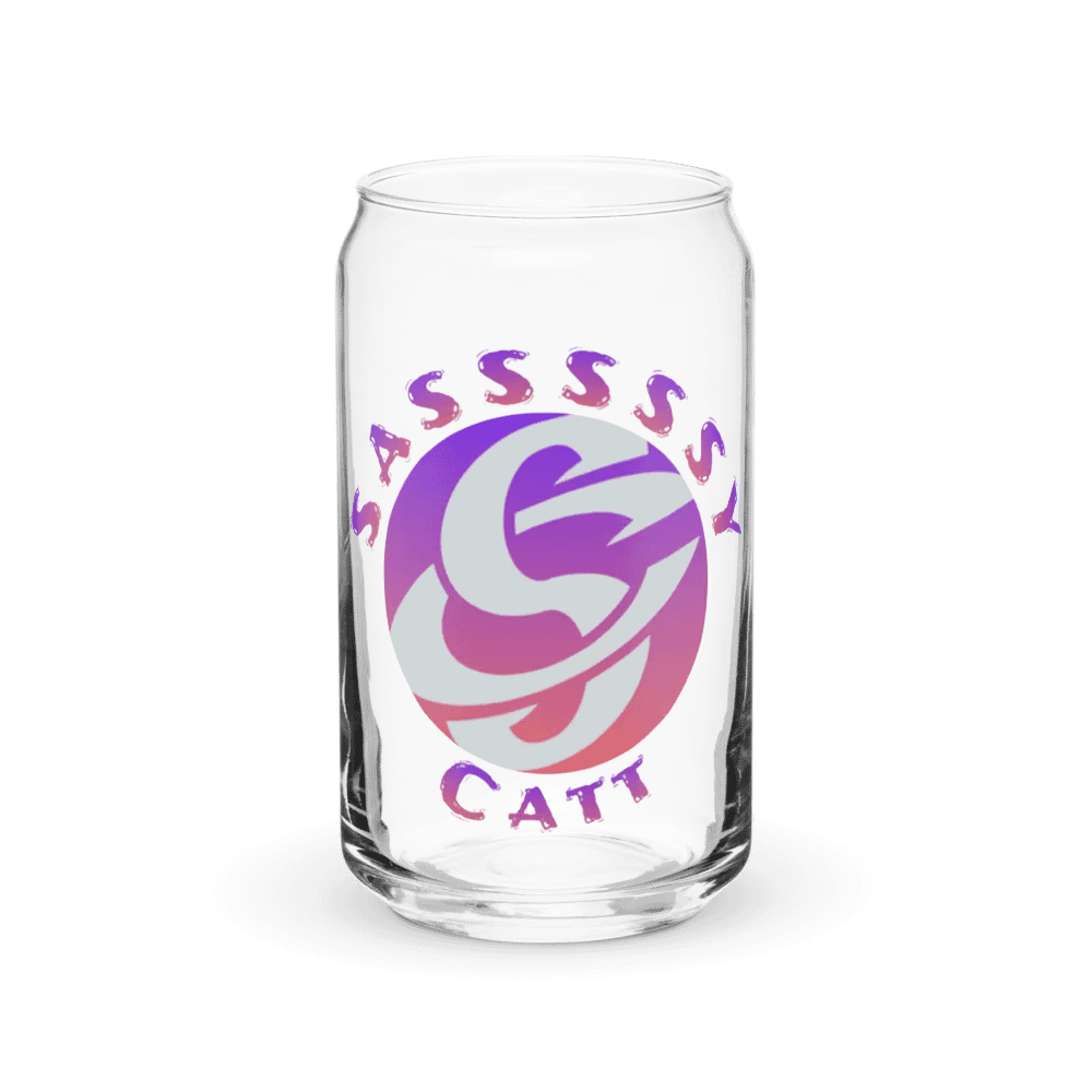SasssssyCatt's 2025 Logo Can-Shaped Glass product image (2)