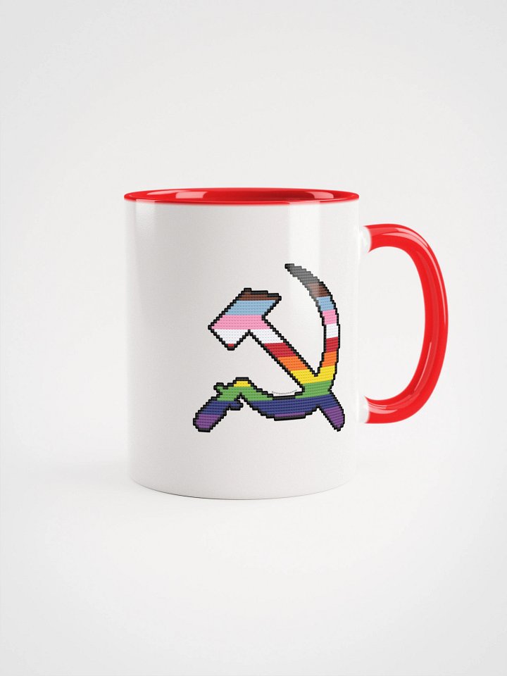 Progressive Pride Hammer & Sickle Ceramic Mug product image (46)