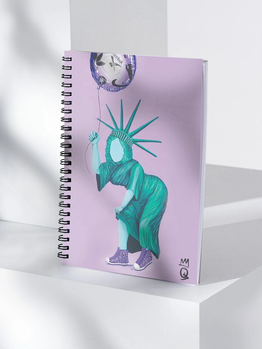 Inflated Liberty Spiral Notebook product image (4)