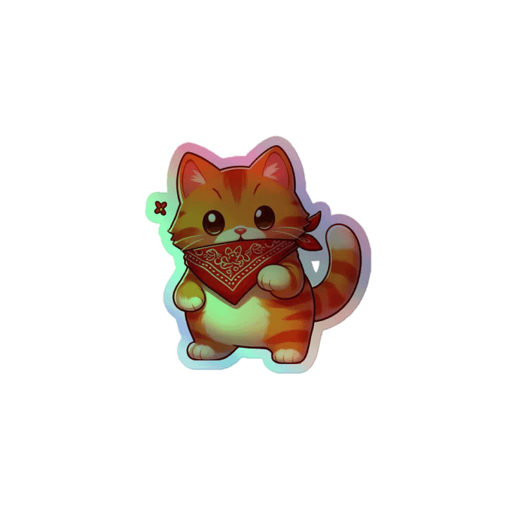 TP The Cat Holo Sticker product image (1)