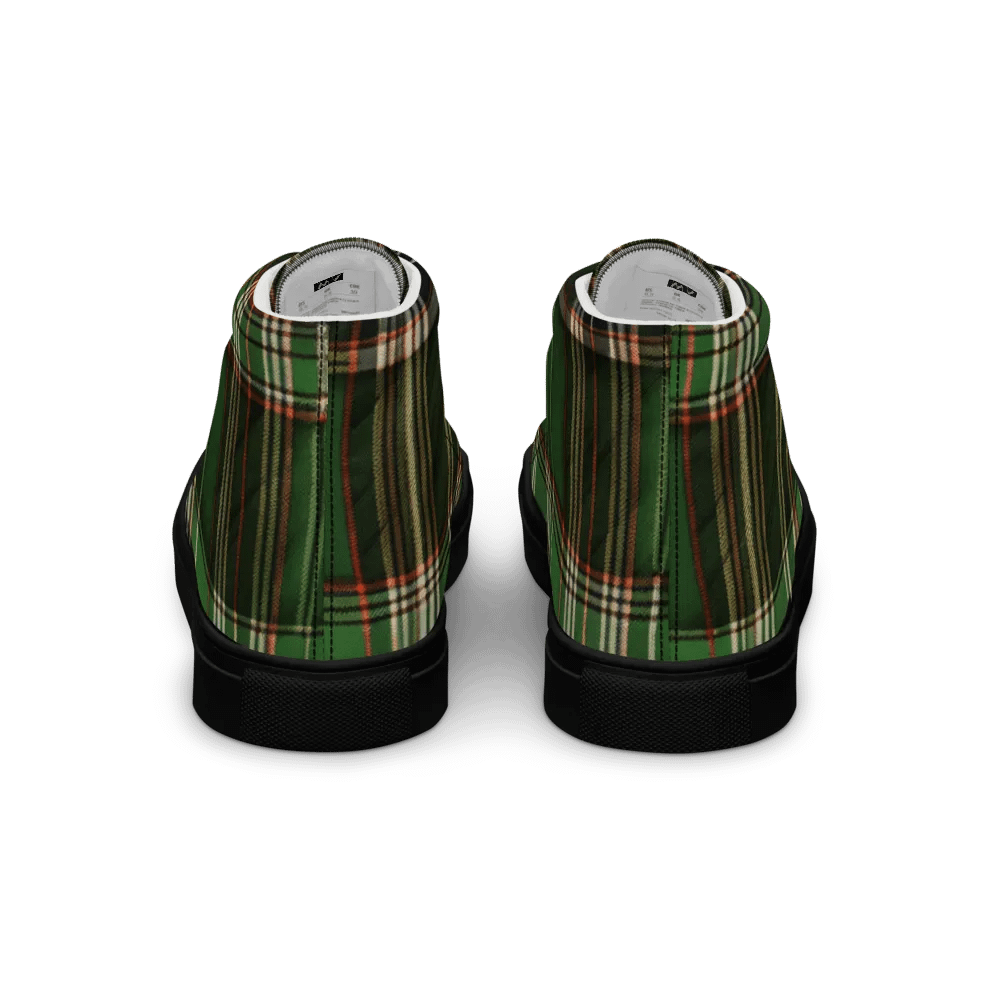 Green Tartan Shoes - Men's High Tops product image (2)