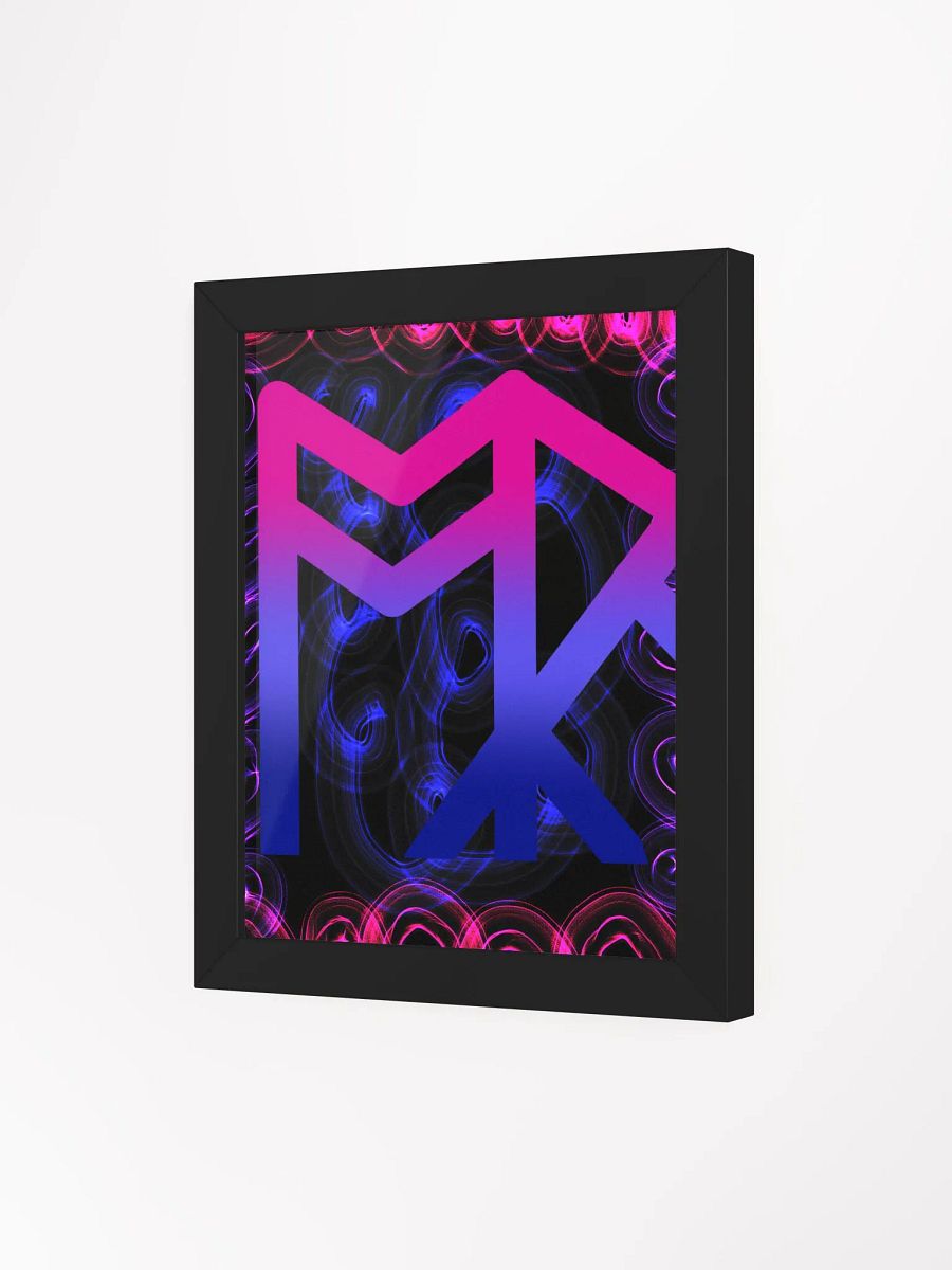 ToRk Rune Framed High-Quality Matte Poster (Bisexual Tones) product image (31)