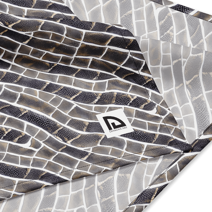 Grey Snake Skin Bandana product image (4)