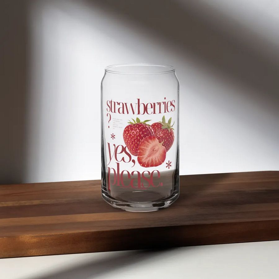 Retro 'Strawberries, Yes Please' Glassware Set product image (5)