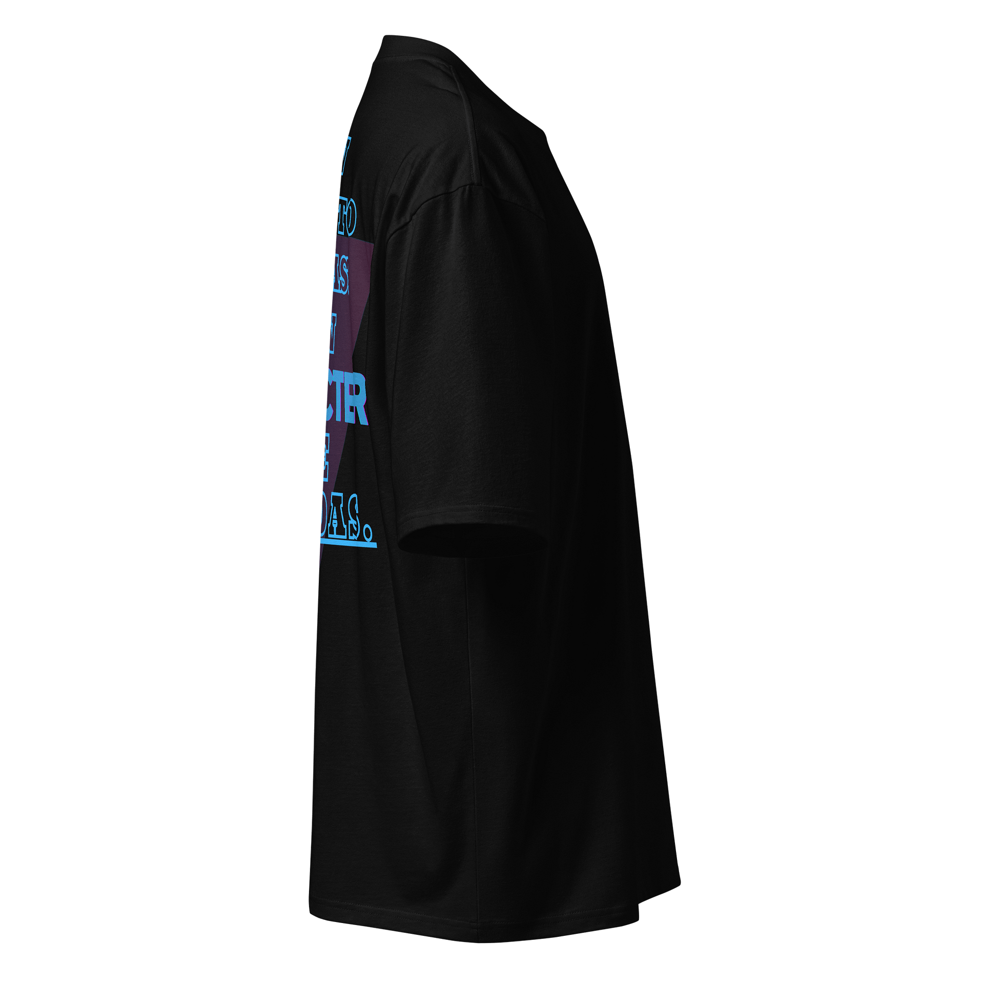 Talento y Caracter UNISEX eight22 Custom Oversized Blk/Blue product image (4)
