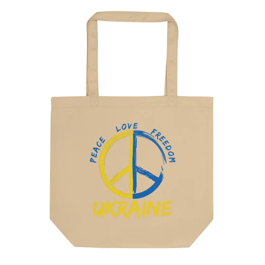 PEACE LOVE FREEDOM UKRAINE product image (1)