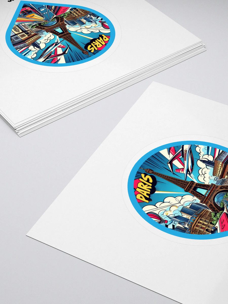 Kiss Cut Stickers | AI Design Paris city product image (4)
