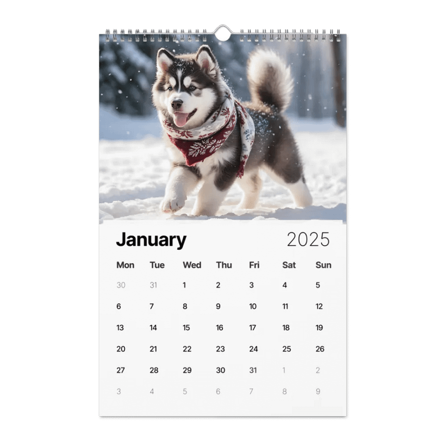 Snowy Paws 2025 Calendar product image (1)