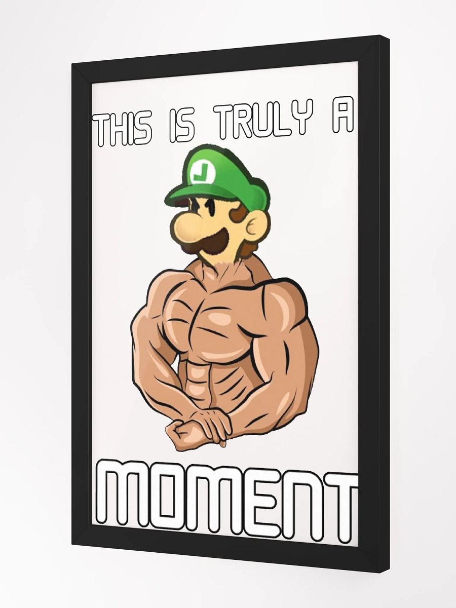 This is Truly a Buff Luigi Moment Framed Picture product image (2)