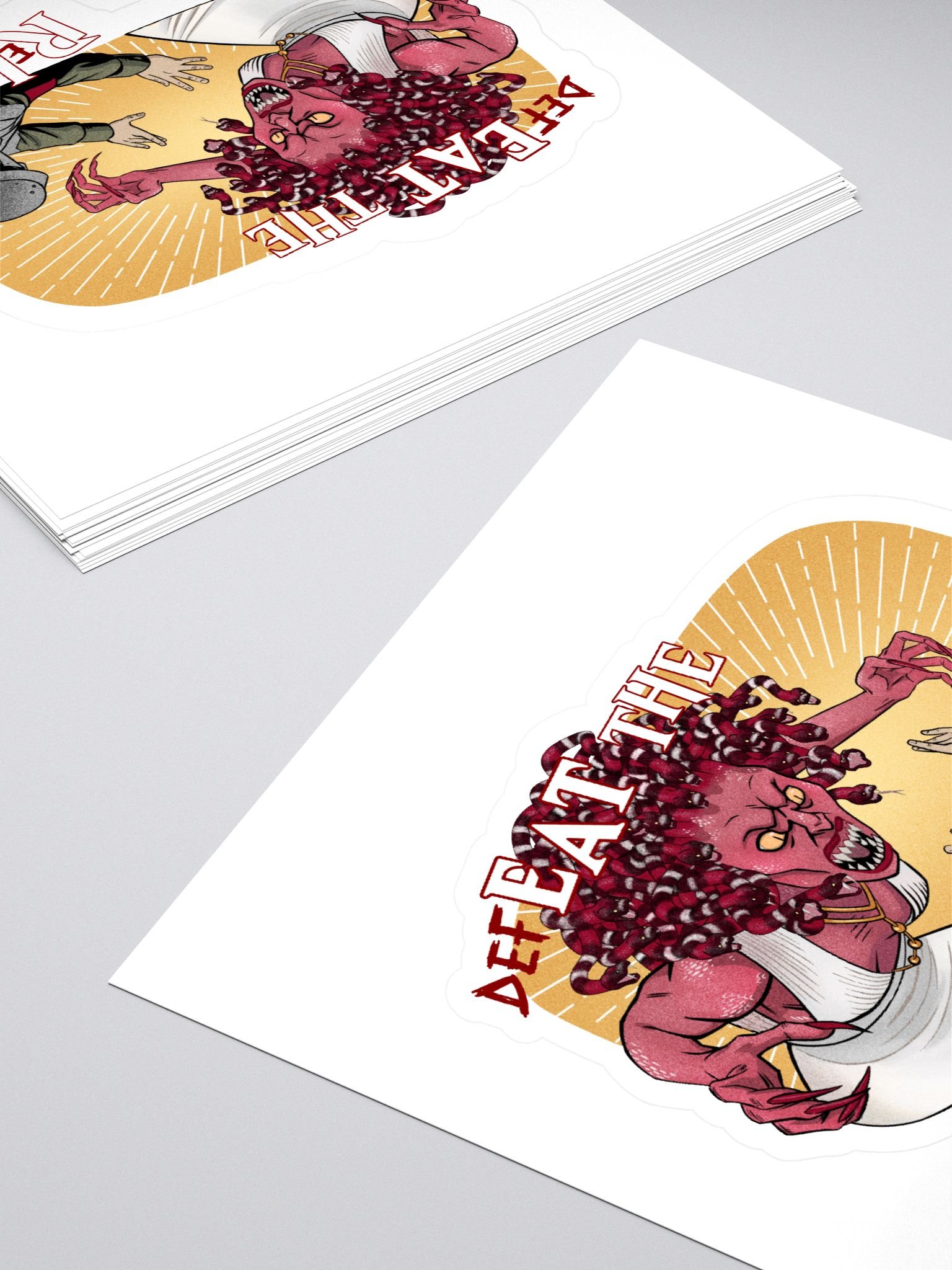 Gorgon - Defeat sticker product image (4)