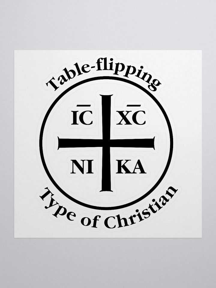 Table Flipper Sticker (Black) product image (2)