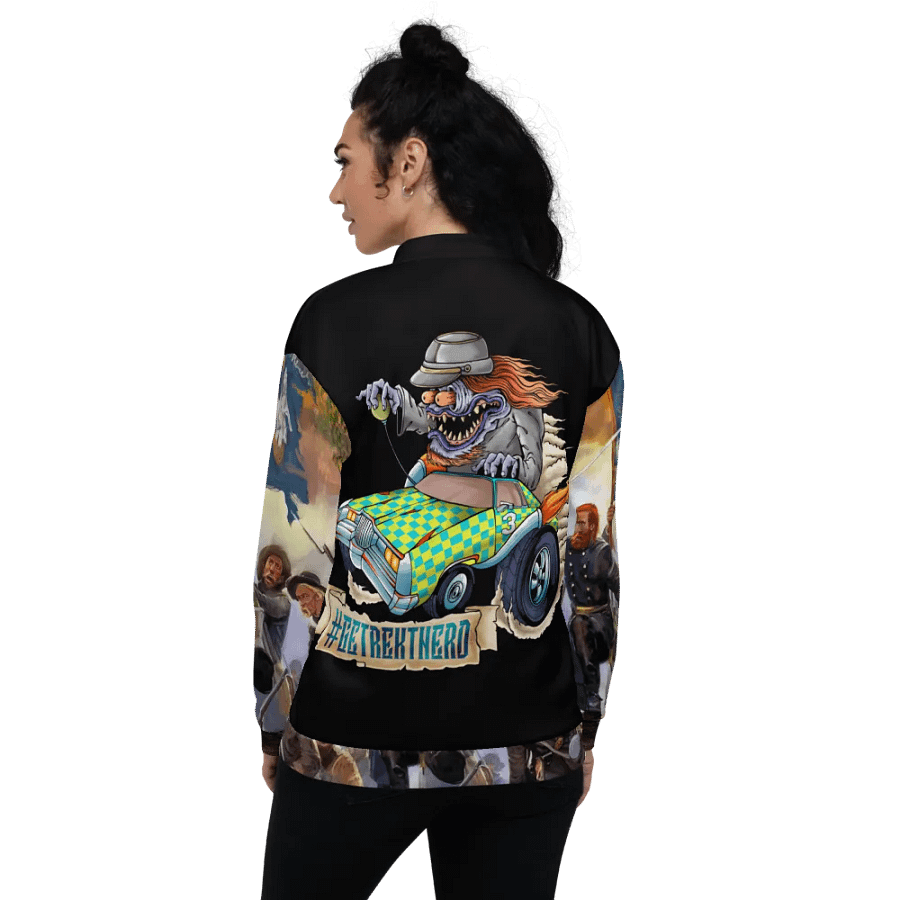 RadRat/7th LA Combo Bomber Faux Leather Jacket product image (7)