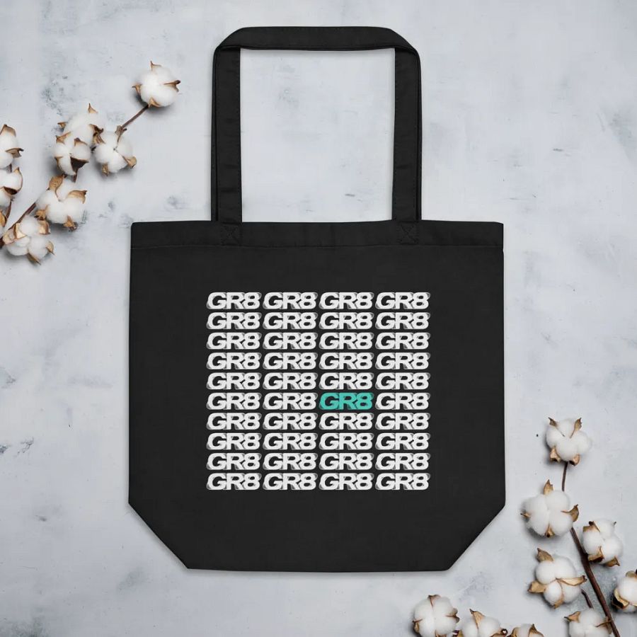 GR8 Patterned Organic Tote Bag product image (4)