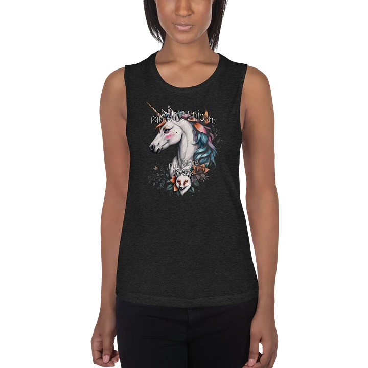 Part-Time Unicorn Full-Time Vixen Flowy Tank product image (1)