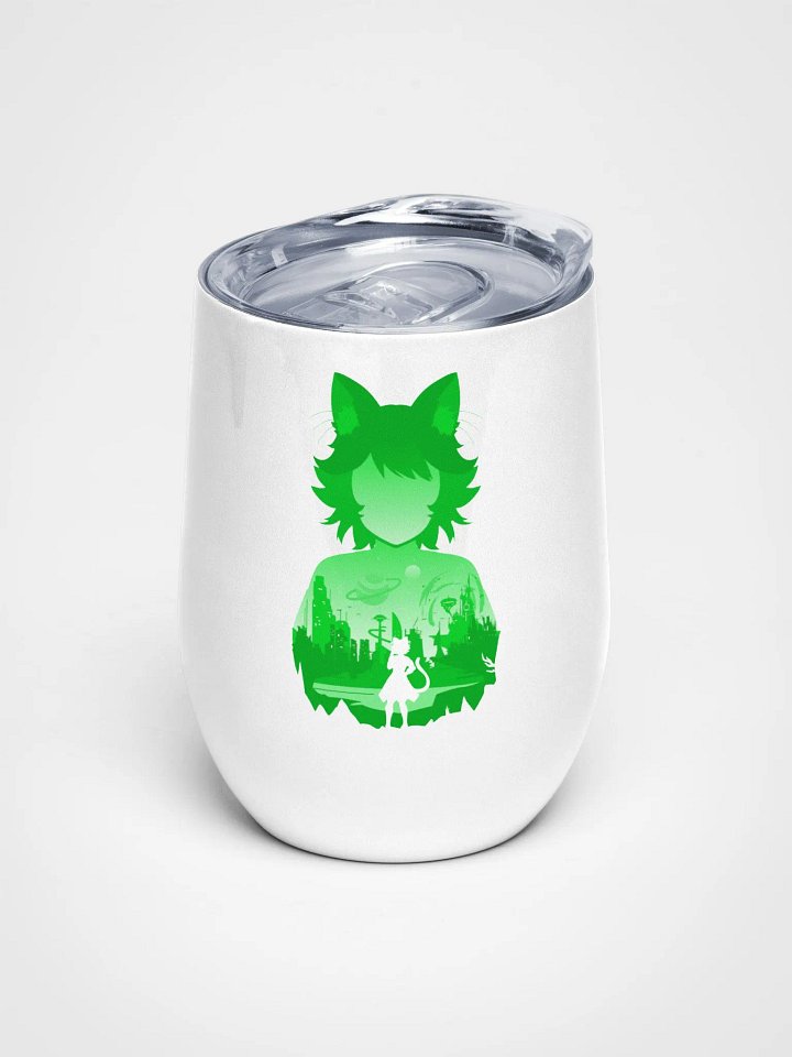 Cyber Kitty (Wine Tumbler) product image (1)