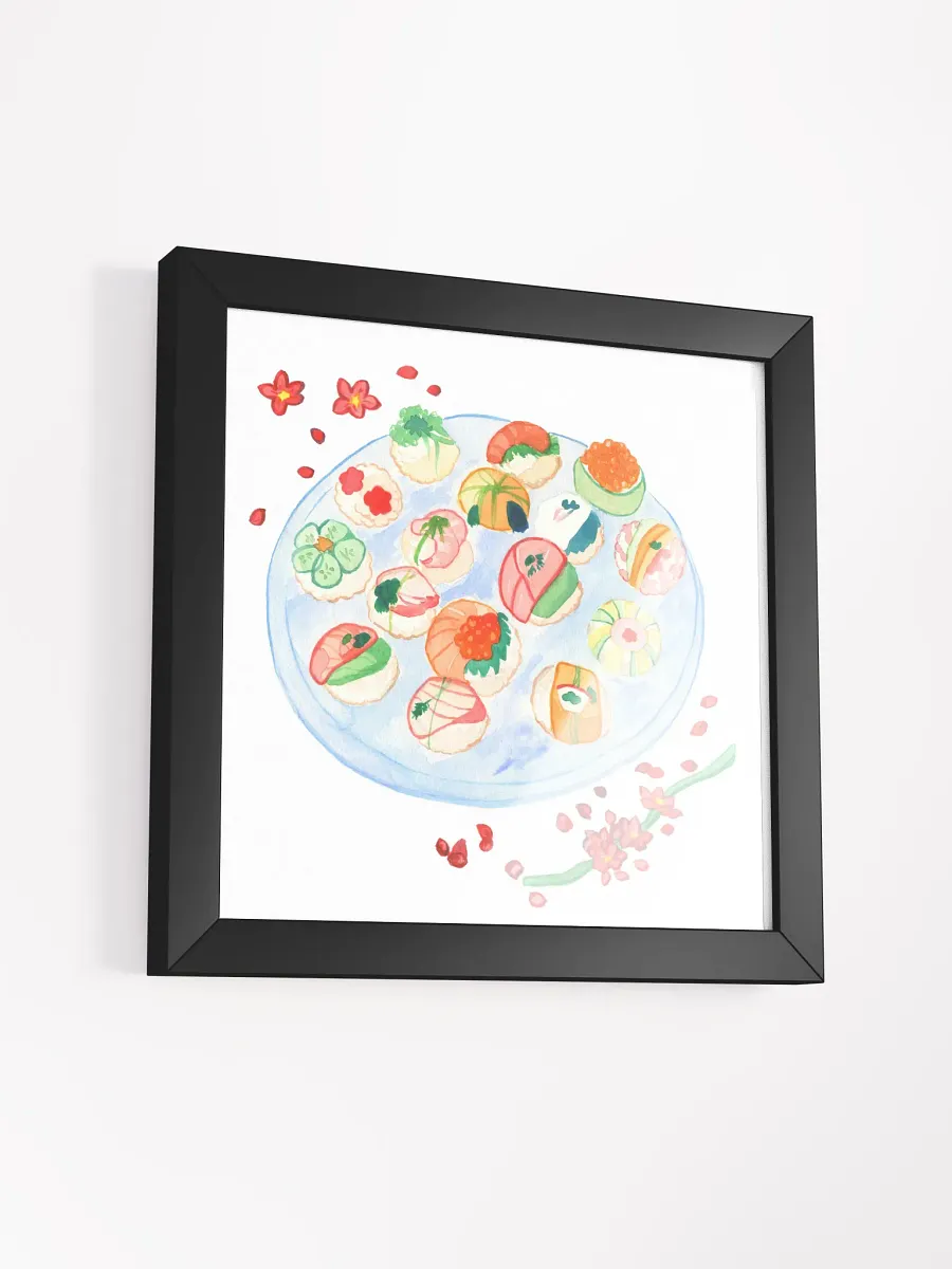 Cherry Sushi Framed Print product image (15)