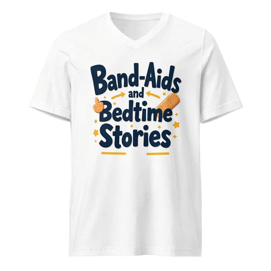 Band-Aids and Bedtime Stories V-Neck Tee product image (5)