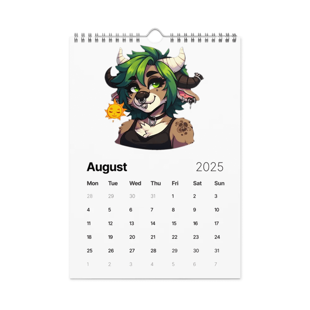 00fth3b00f 2025 Wall Calendar product image (2)