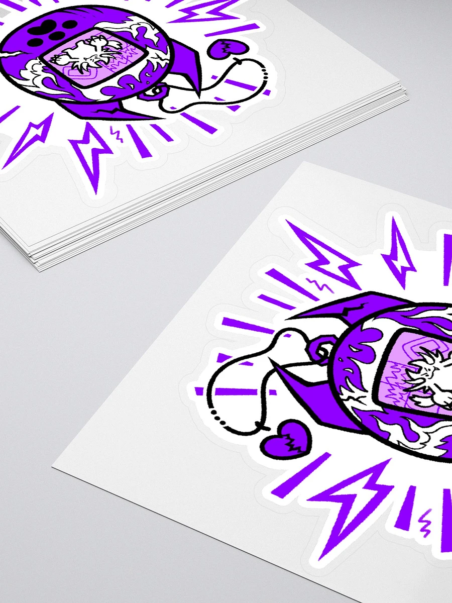 Heartbreaker Virtual Meow // Sticker - Purple product image (11)
