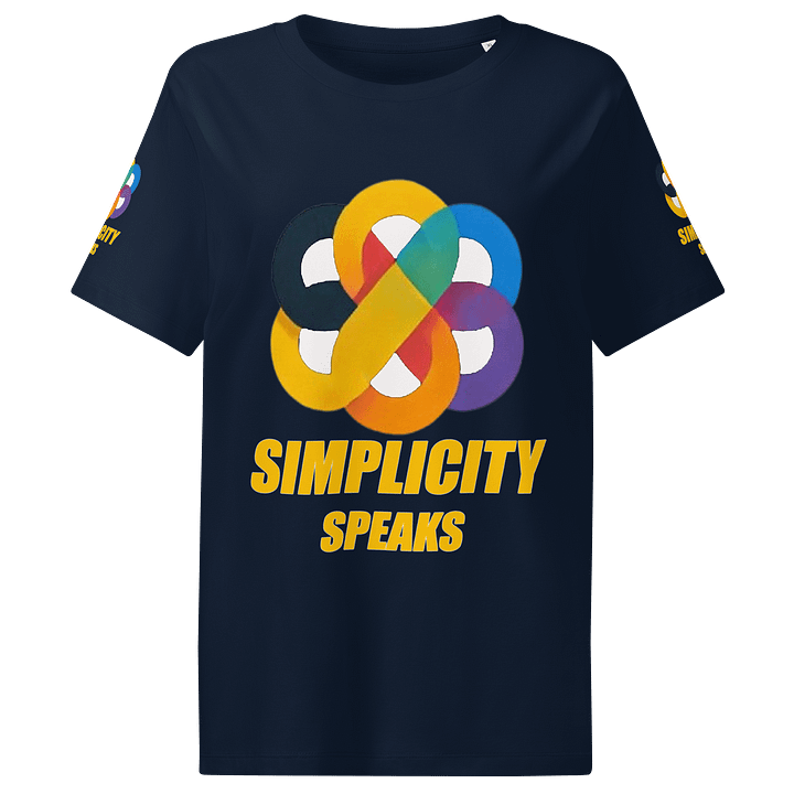 Simplicity Speaks Organic T-Shirt product image (1)