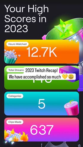 I'm so thankful for you all! Thank you for an amazing 2023 year of hanging out with you all on Twitch. We have made so many n...