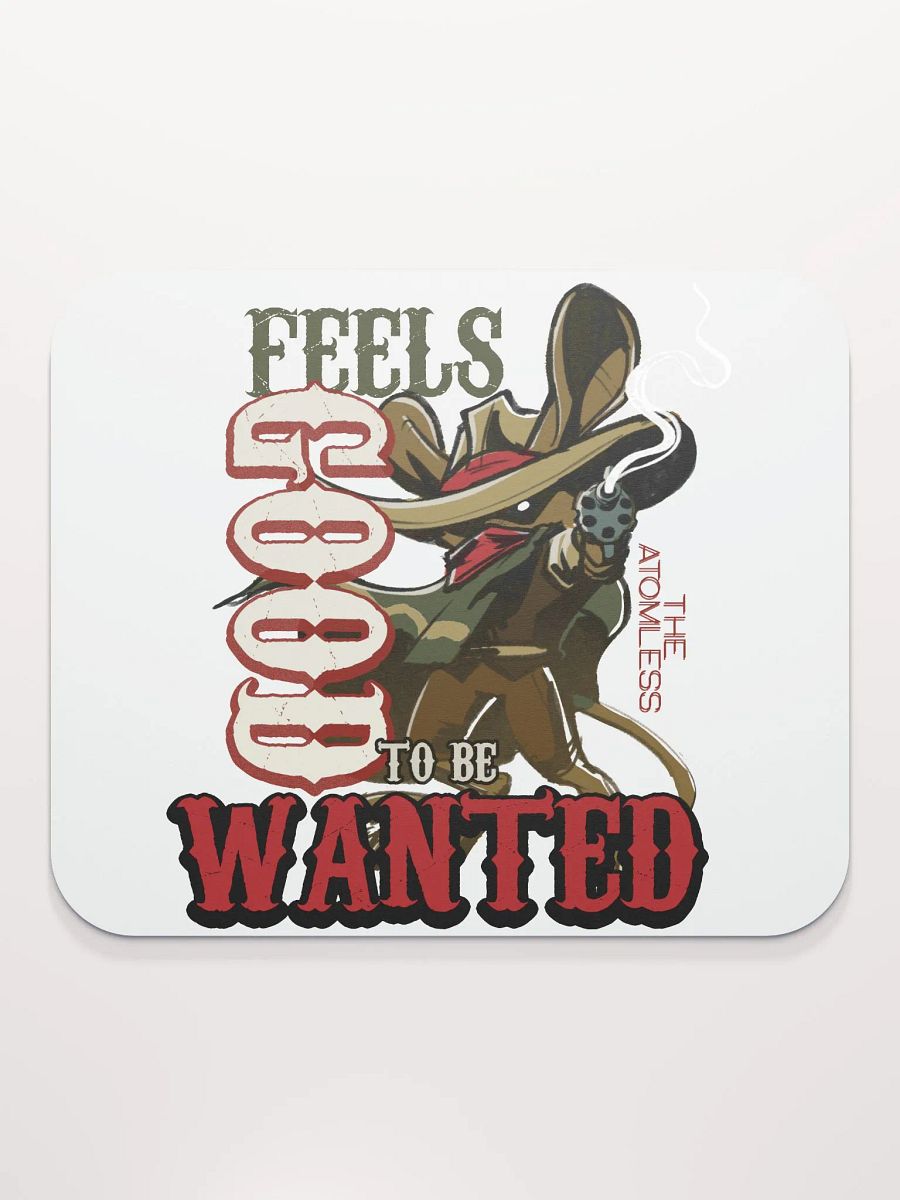 WANTED mouse pad product image (2)