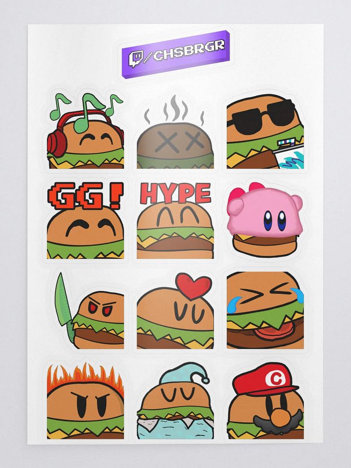 Chsbrgr Classic Emote Pack product image (1)