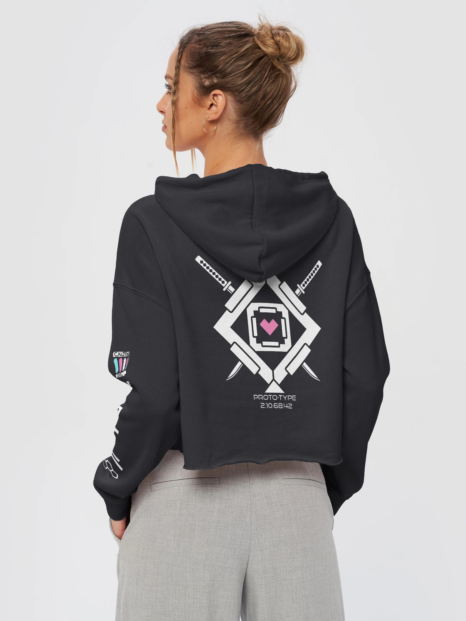 TAF PROTO-TYPE / 2.10.68.42 / CROPPED HOODIE product image (3)