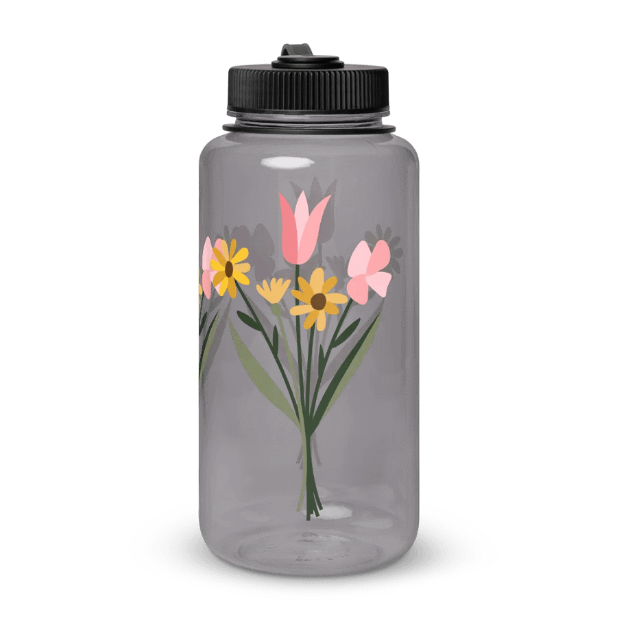 Blossom Burst Wide Mouth Water Bottle product image (3)