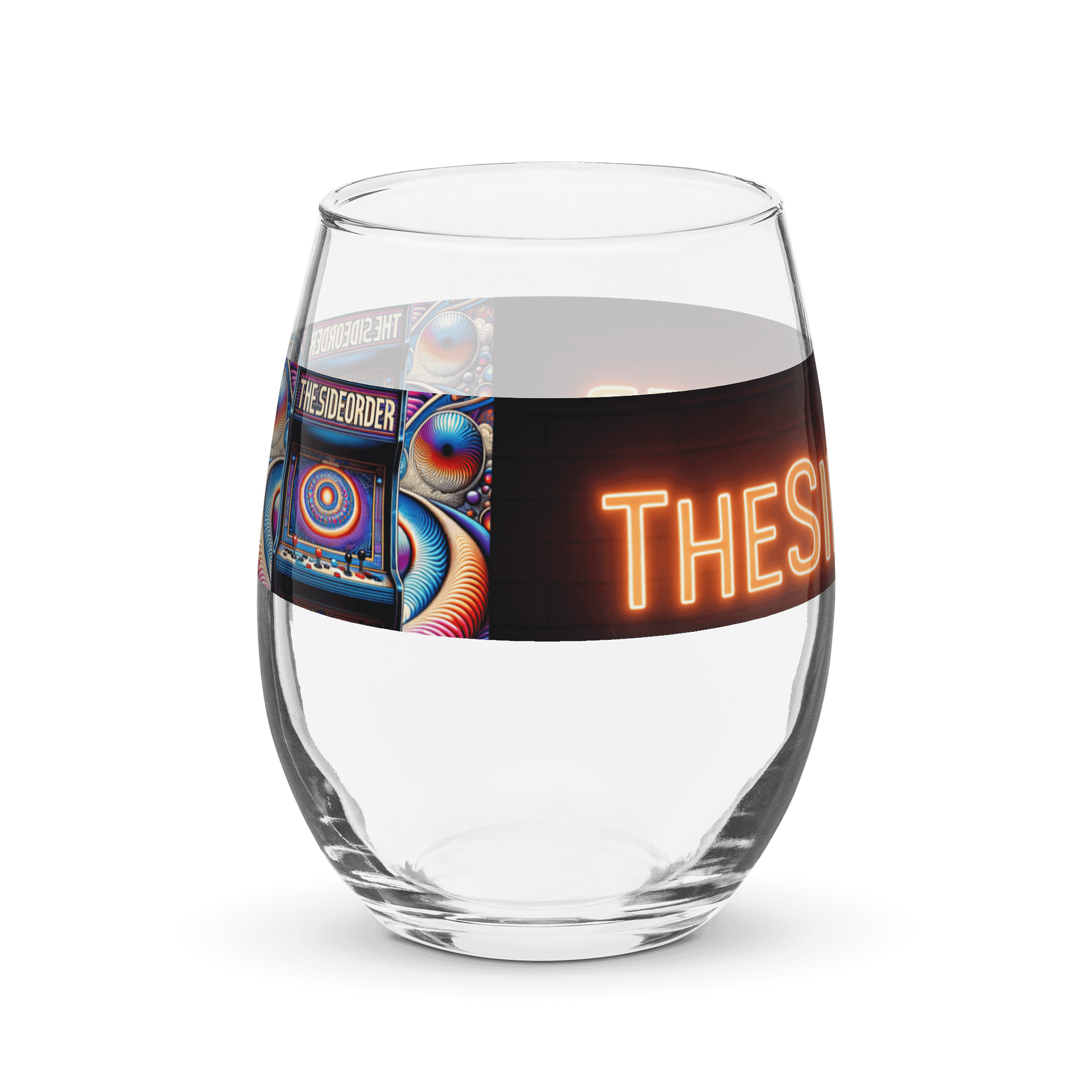 Neon Glow Stemless Wine Glass product image (4)