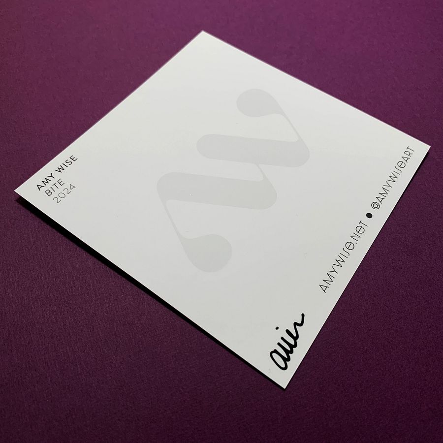 Bite - *Hand-Embellished* Postcard & Sticker Set product image (4)