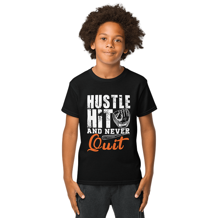 Hustle, Hit, and Never Quit T-Shirt product image (1)