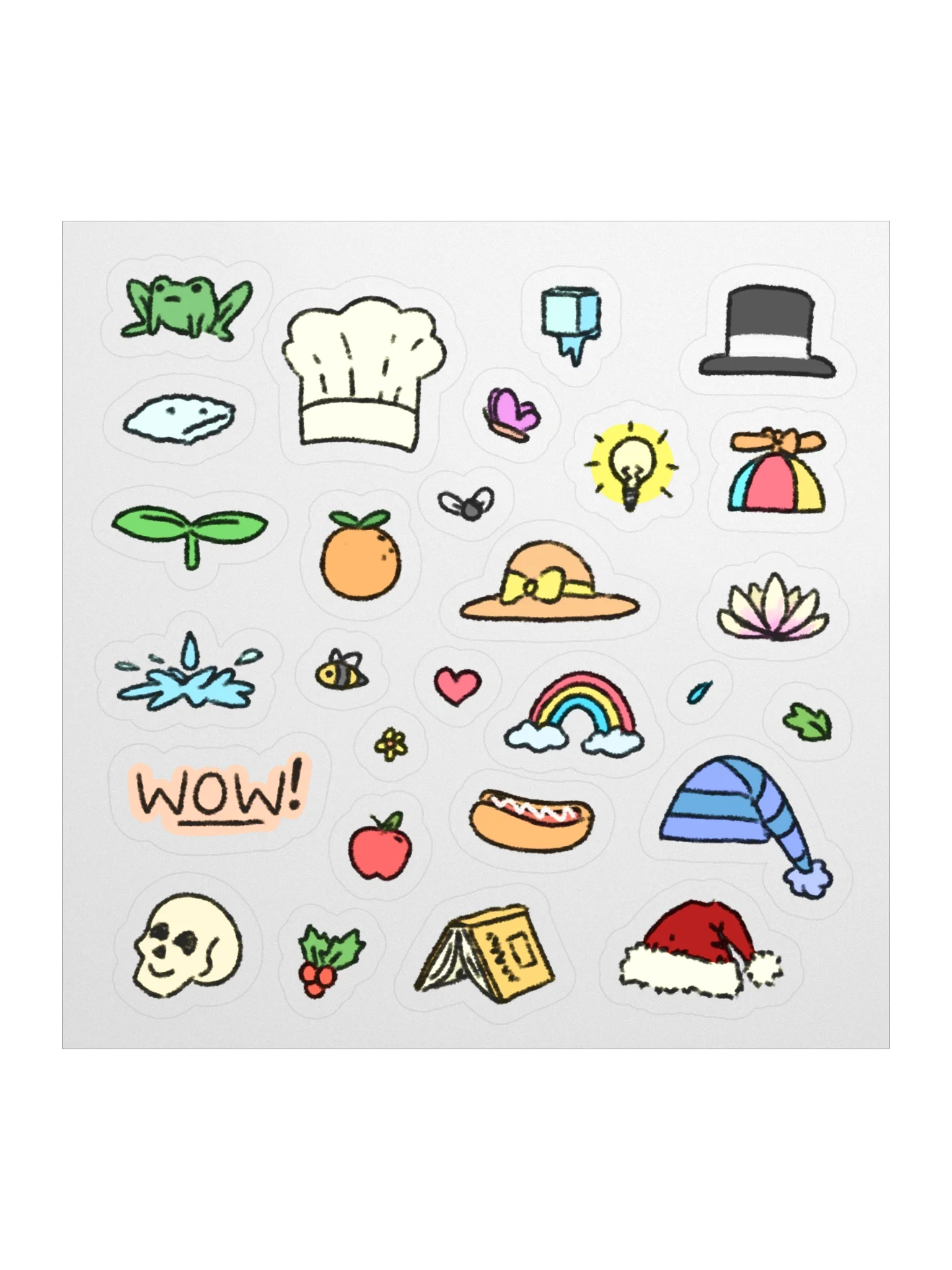 Hat Sticker 2026 Animal Calendar Add-On product image (1)