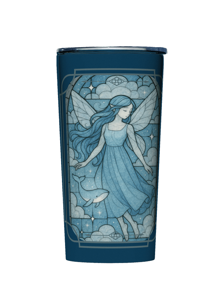 Stained Glass Fairy & Whale Tumbler product image (1)