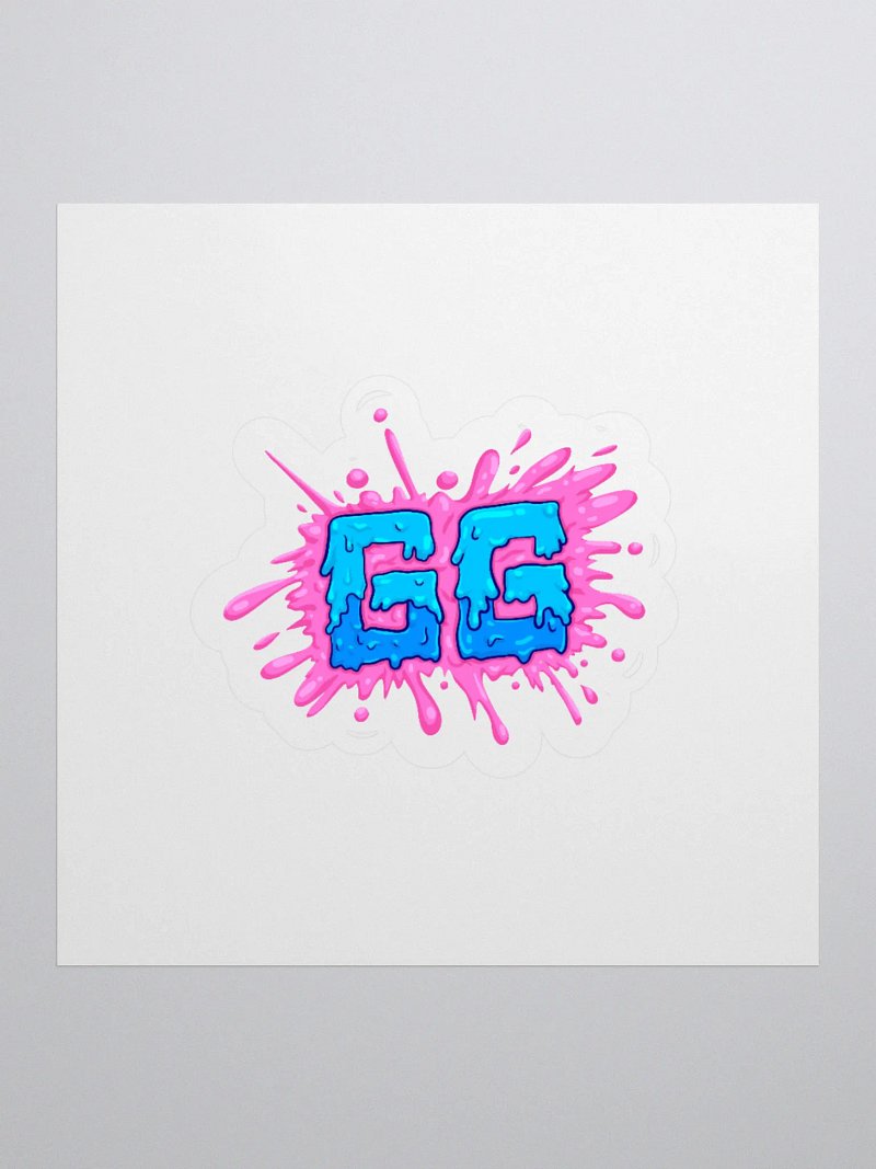 GG Drip Kiss Cut Stickers