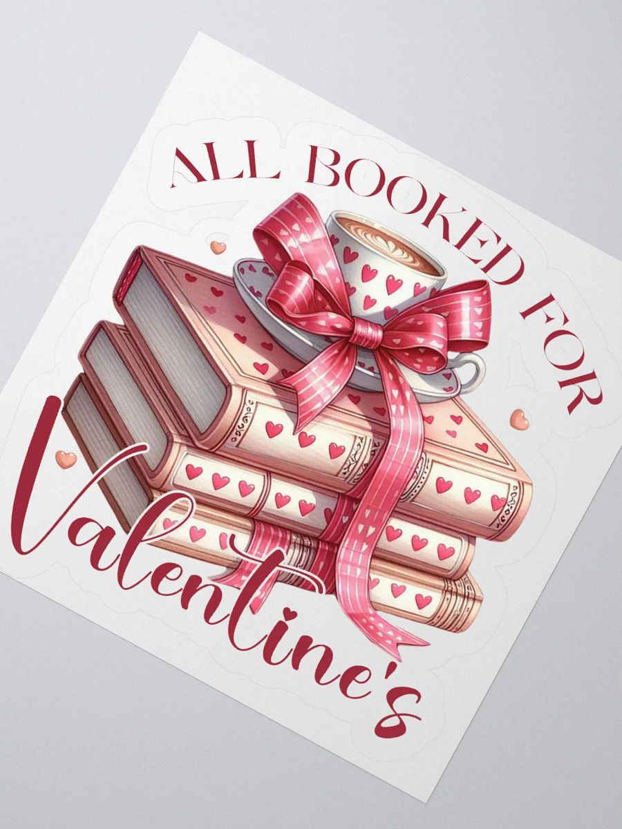 Valentine Booked Sticker product image (8)