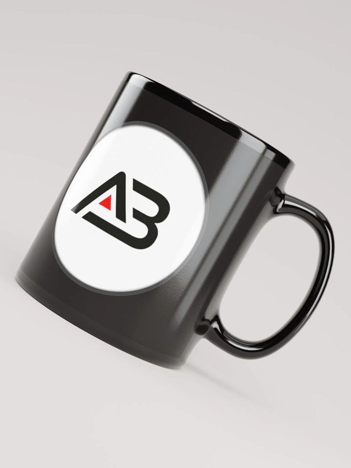 ABVOLLEYBALL Plain Black Ceramic Coffee Mugs for Daily Use Microwave Safe Cylindrical, 325ml product image (3)