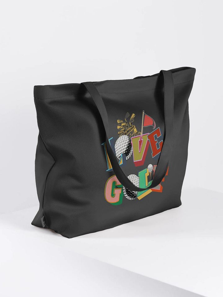 Love Golf Block Letter Swing In Style Tote Bag product image (1)