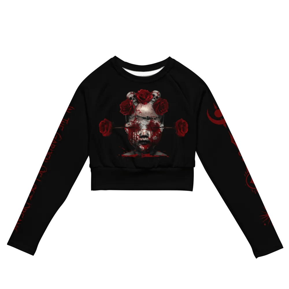 Blood Rose Macabre Crop Top product image (1)