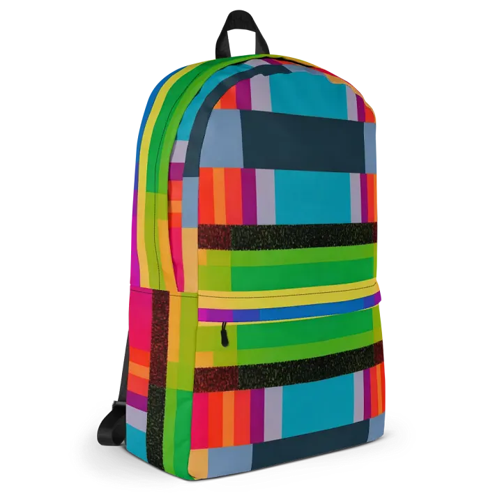 Colorful Blocks #1 - Backpack product image (1)