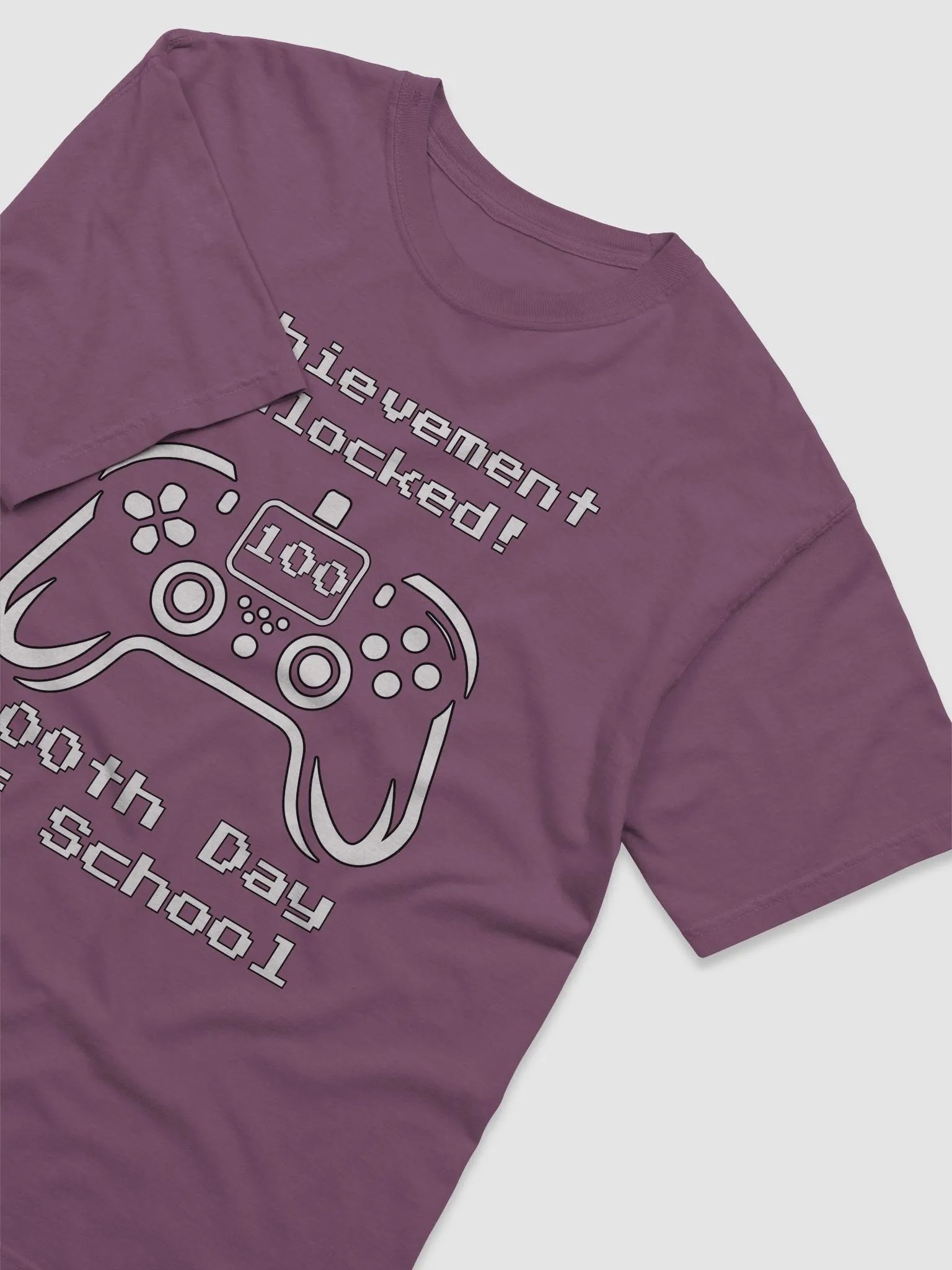 Achievement Unlocked 100th Day of School Funny T-shirt product image (38)