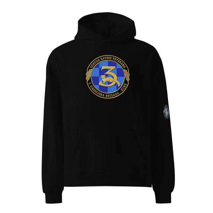 Kune 3 G.B.R Golden Emblem Oversized Hoodie product image (1)