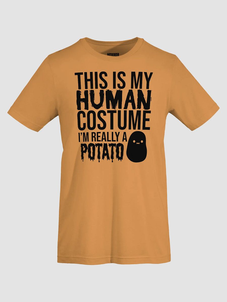 This Is My Human Costume I'm Really A Potato Funny Halloween T-Shirt product image (34)